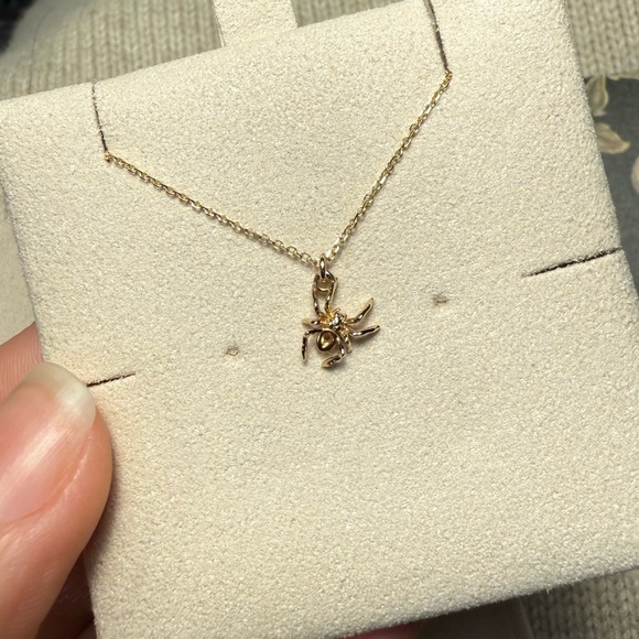 Talon Jewelry 14K Gold Itty Bitty Spider Necklace 🕷️♥️ - Picture 5 of 9